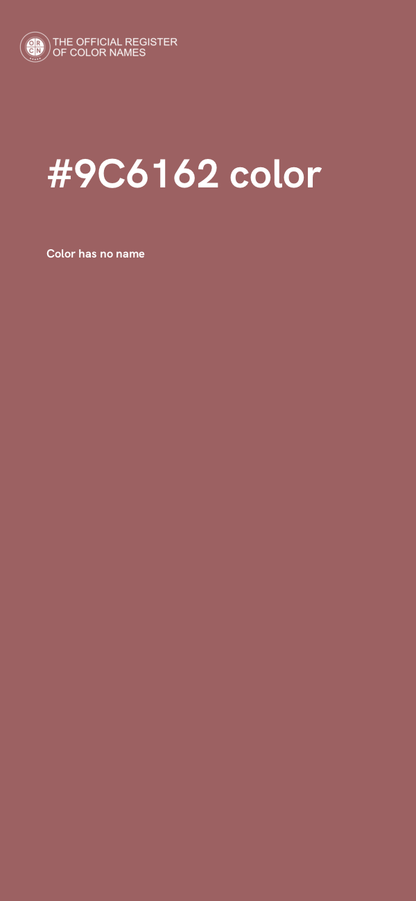#9C6162 color image