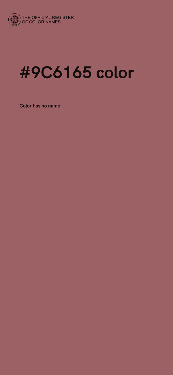 #9C6165 color image