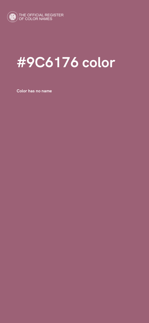 #9C6176 color image