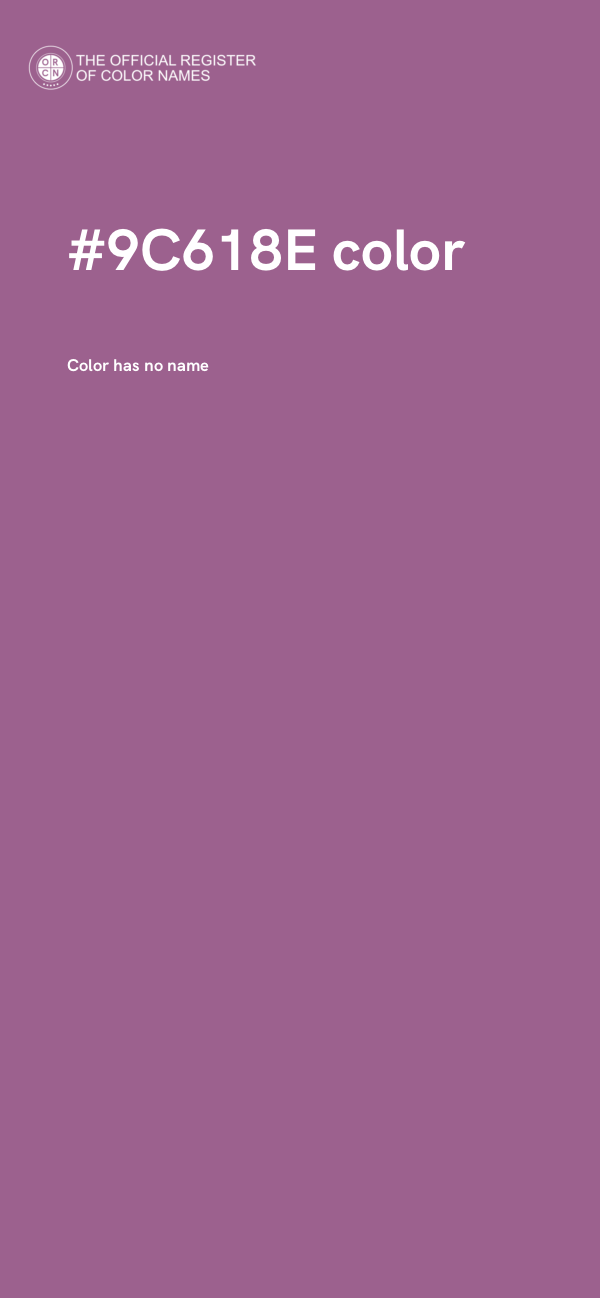 #9C618E color image