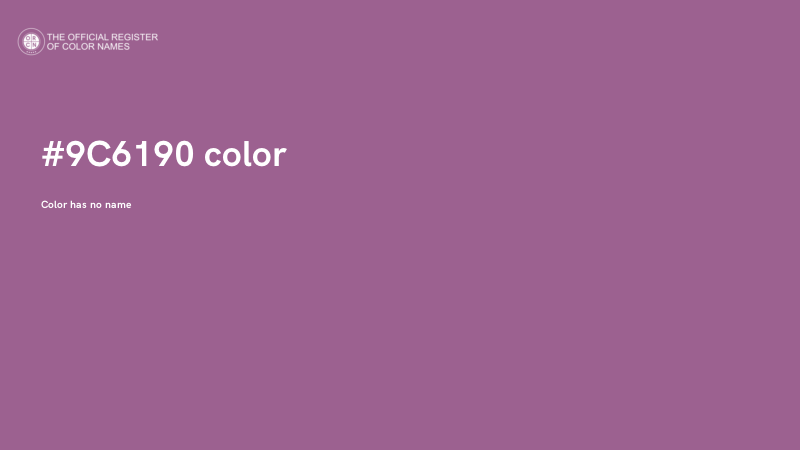 #9C6190 color image