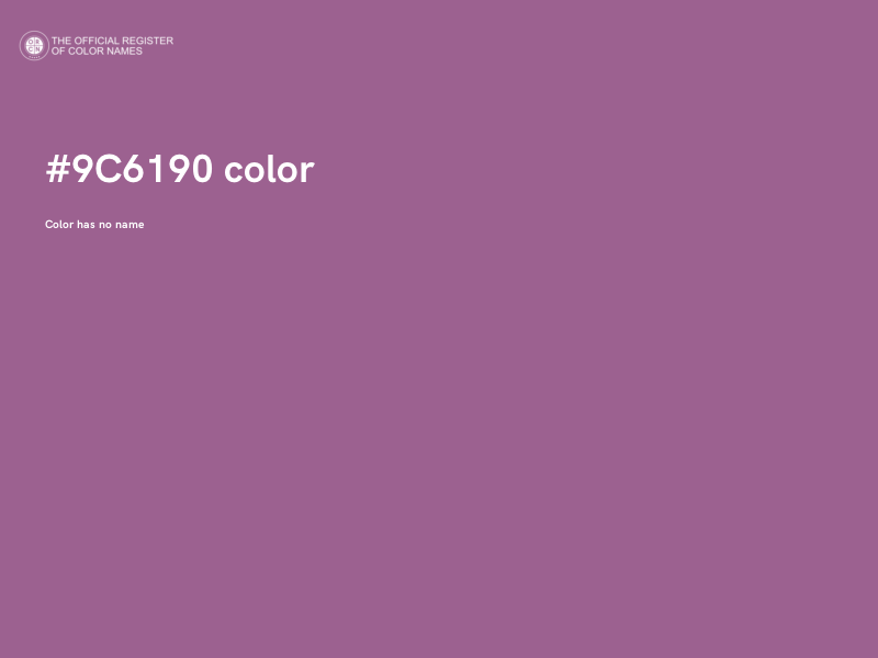 #9C6190 color image
