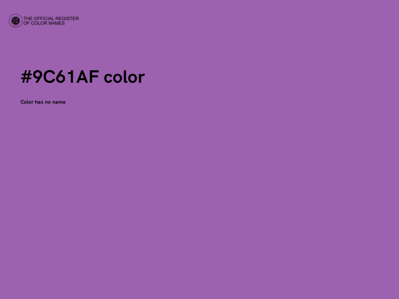 #9C61AF color image