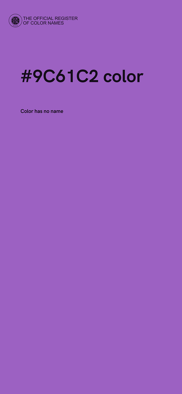 #9C61C2 color image