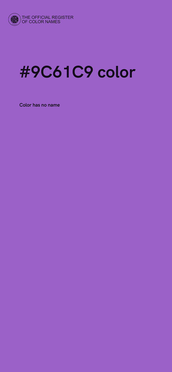 #9C61C9 color image