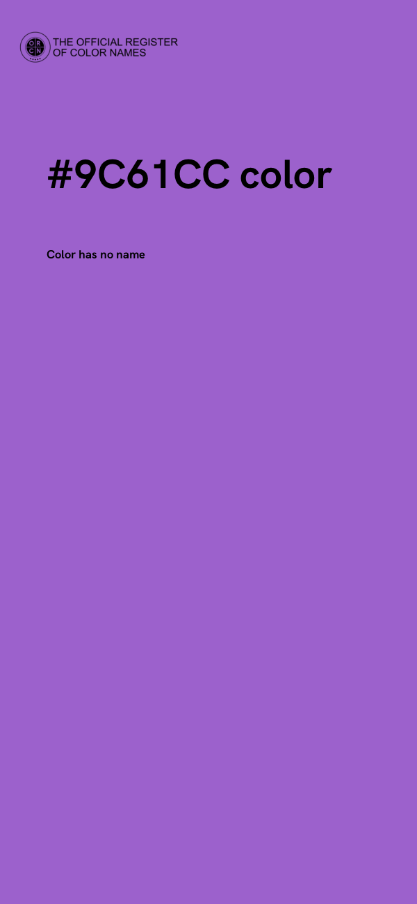 #9C61CC color image