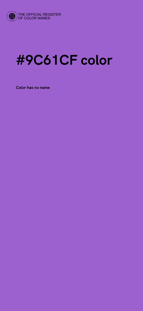 #9C61CF color image