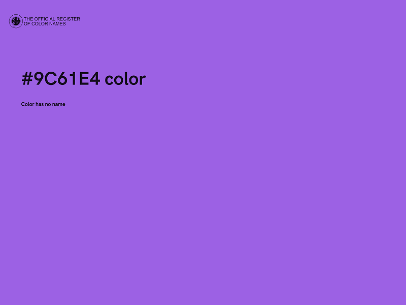 #9C61E4 color image