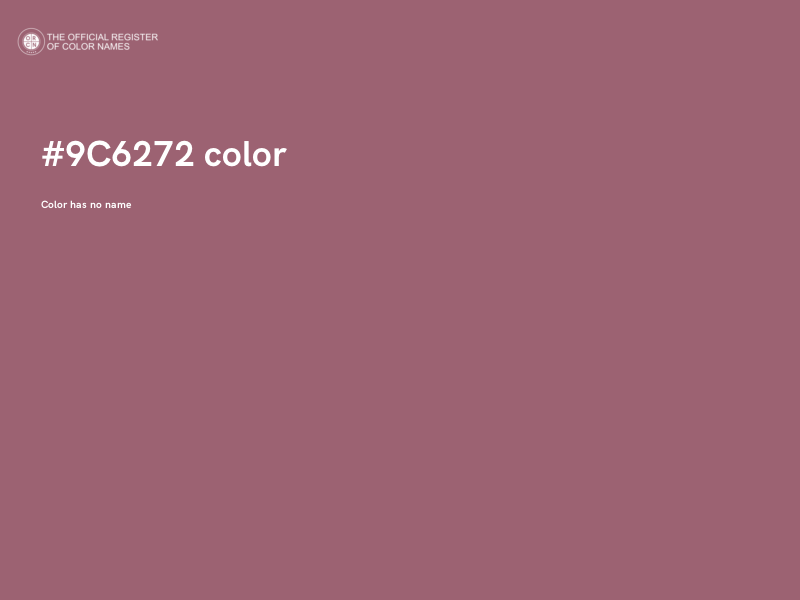 #9C6272 color image