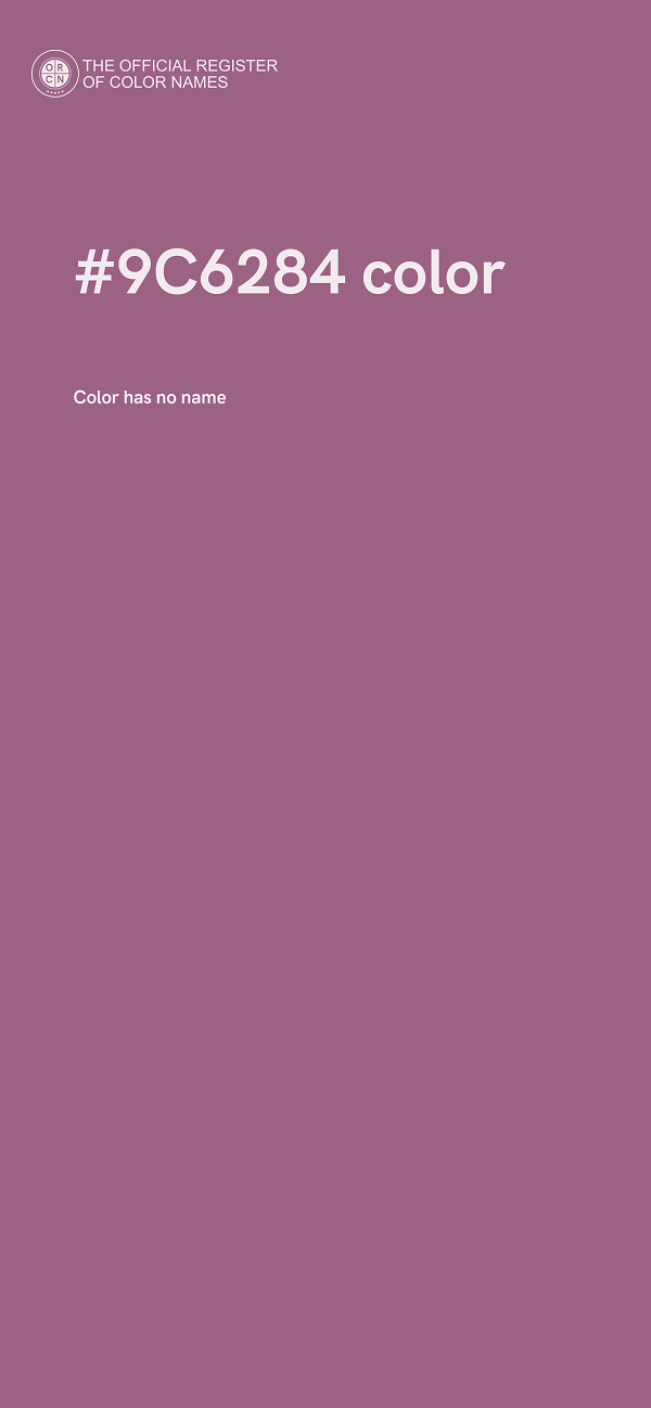 #9C6284 color image