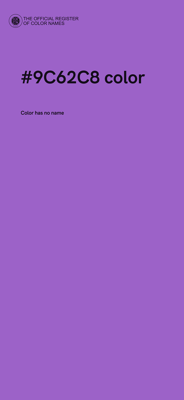 #9C62C8 color image