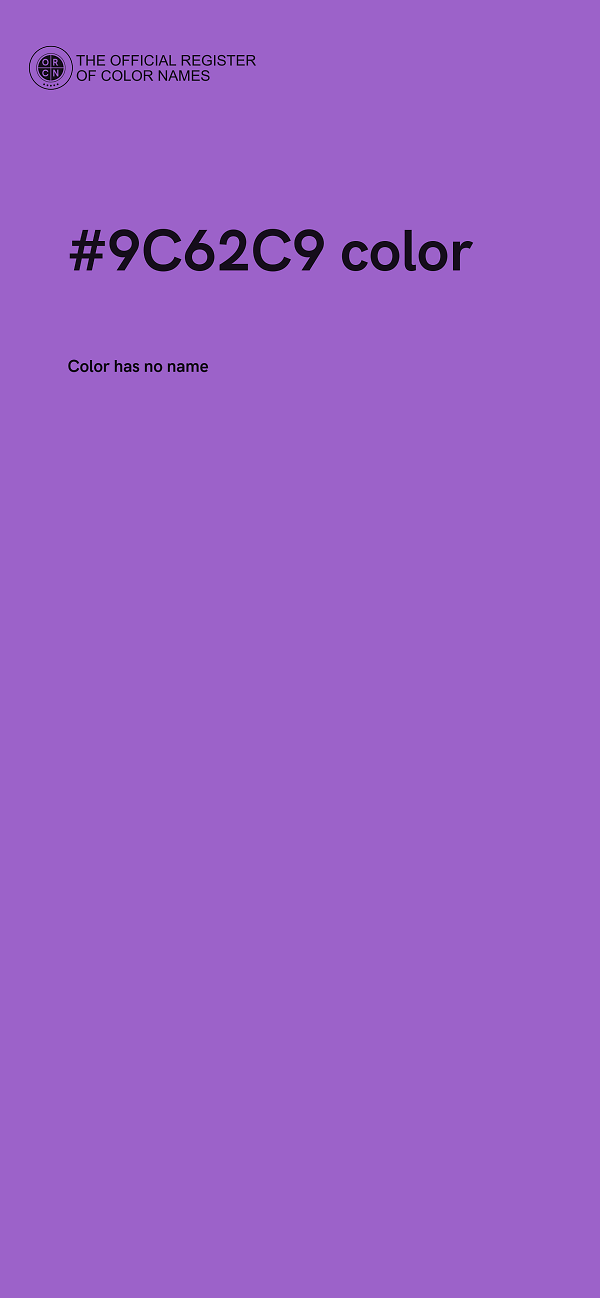 #9C62C9 color image