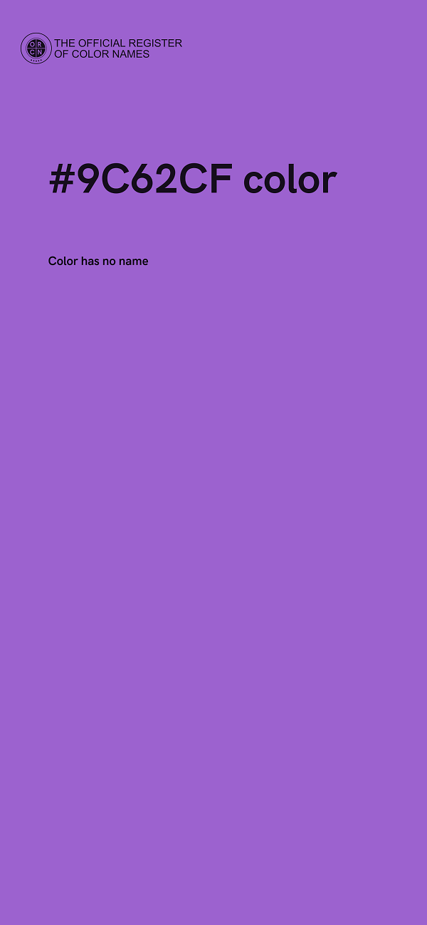 #9C62CF color image