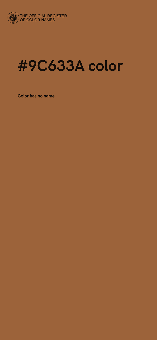 #9C633A color image