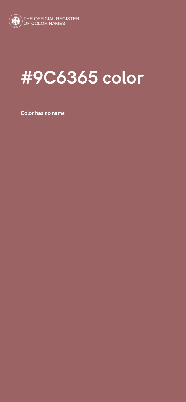 #9C6365 color image