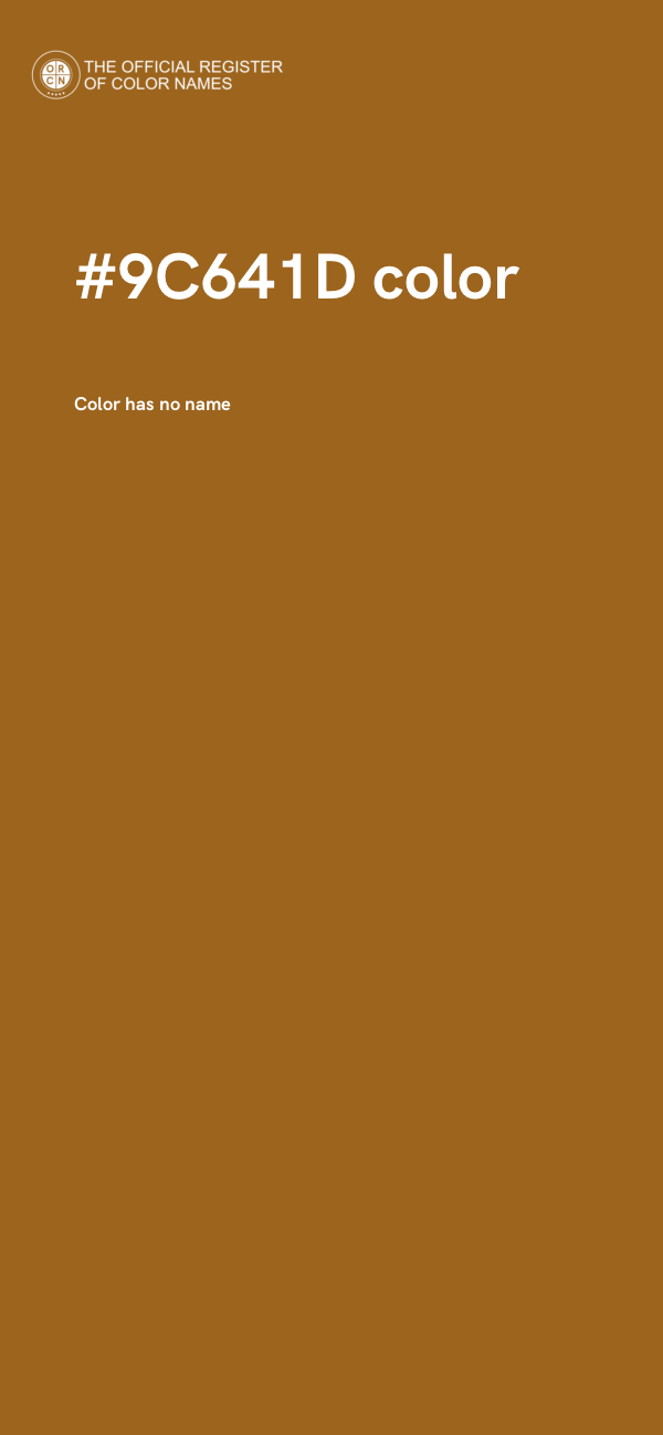 #9C641D color image