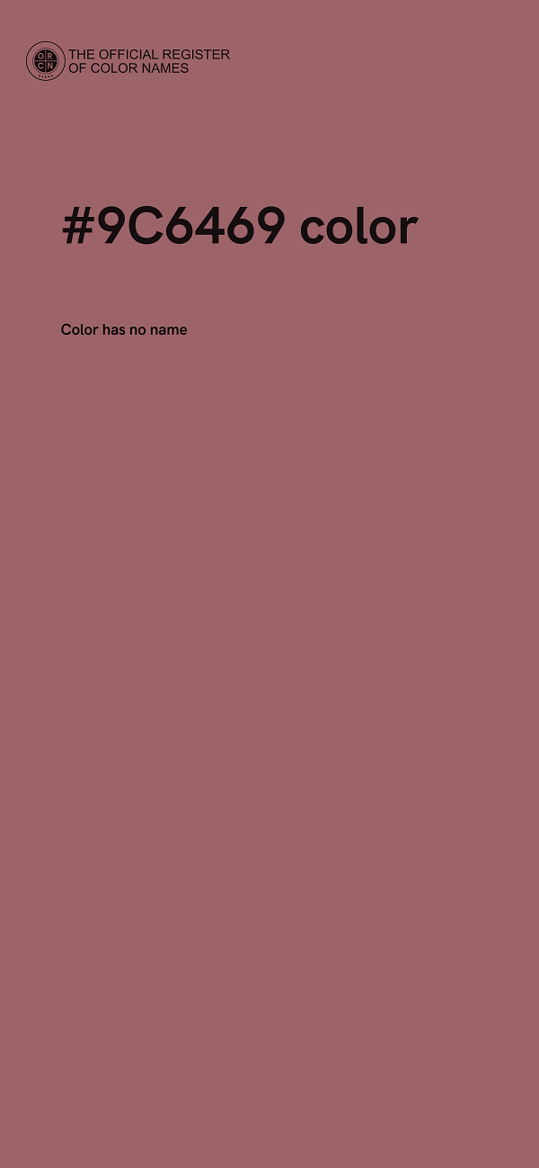 #9C6469 color image