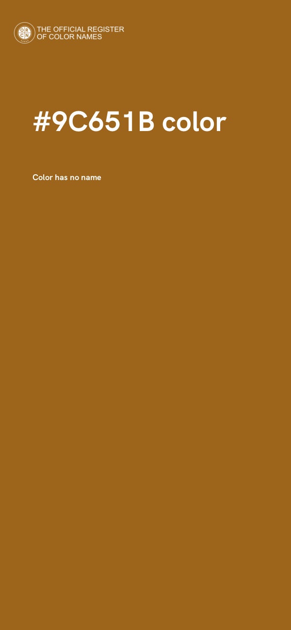 #9C651B color image