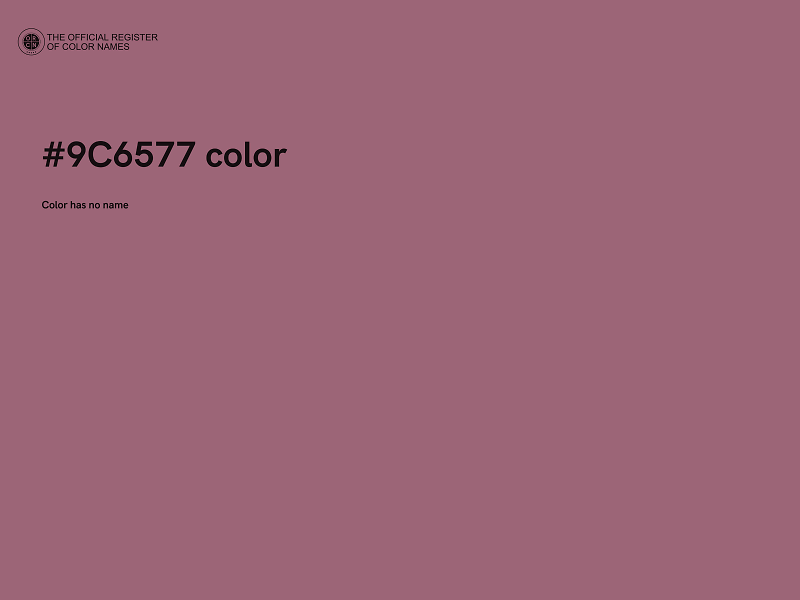 #9C6577 color image