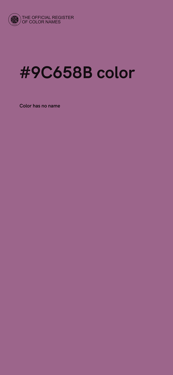 #9C658B color image