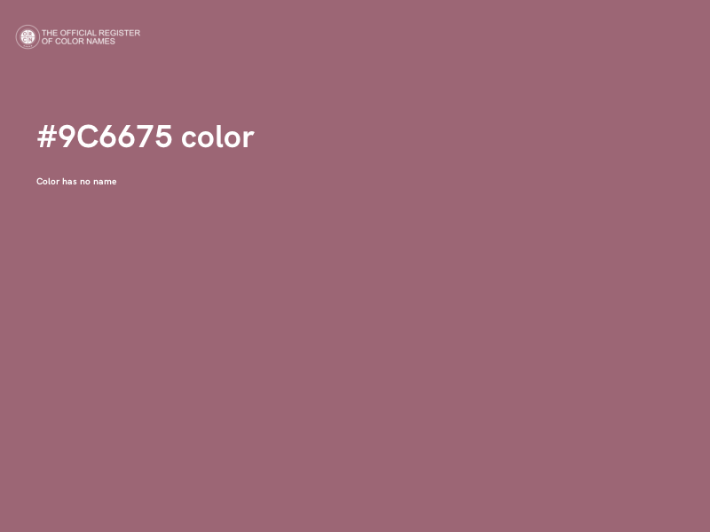 #9C6675 color image
