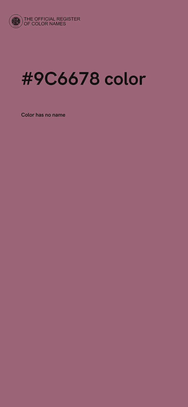 #9C6678 color image