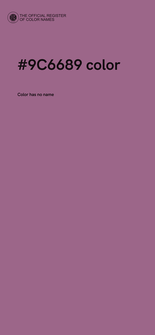 #9C6689 color image