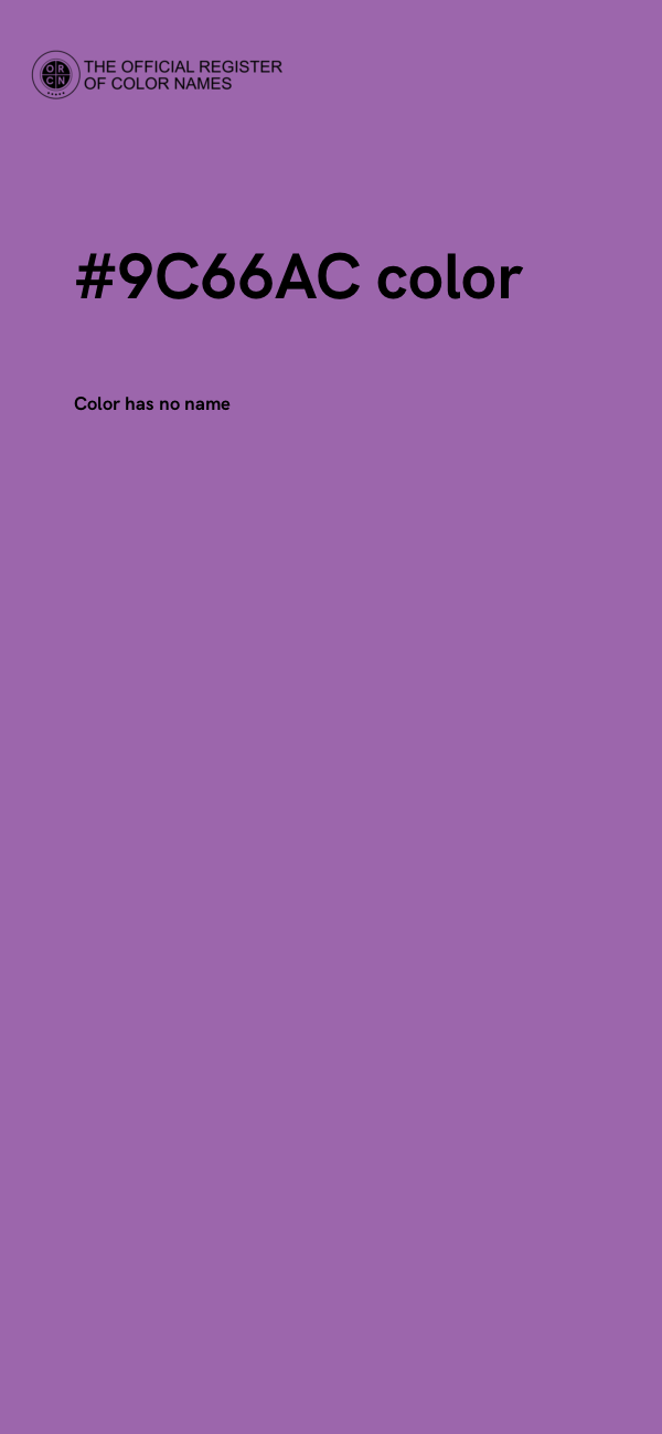#9C66AC color image