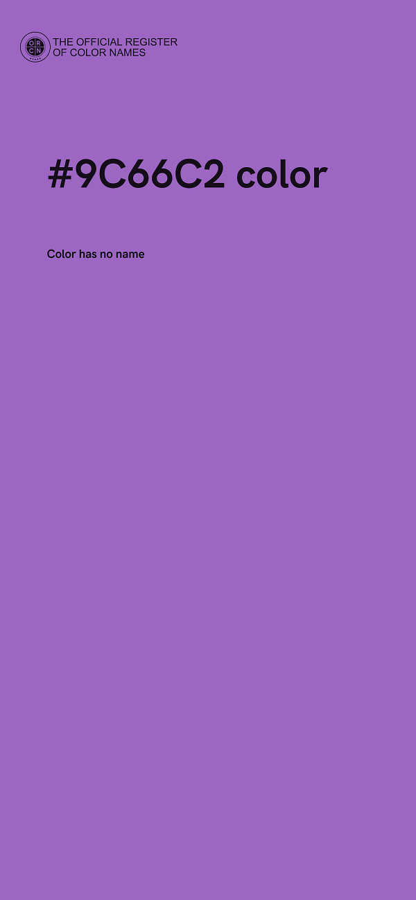 #9C66C2 color image