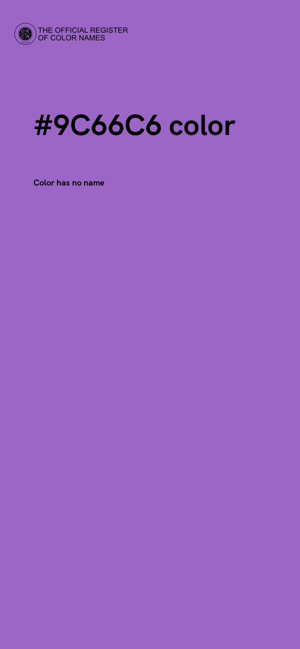 #9C66C6 color image