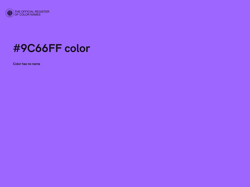 #9C66FF color image