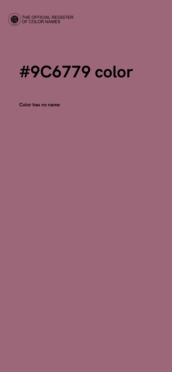 #9C6779 color image