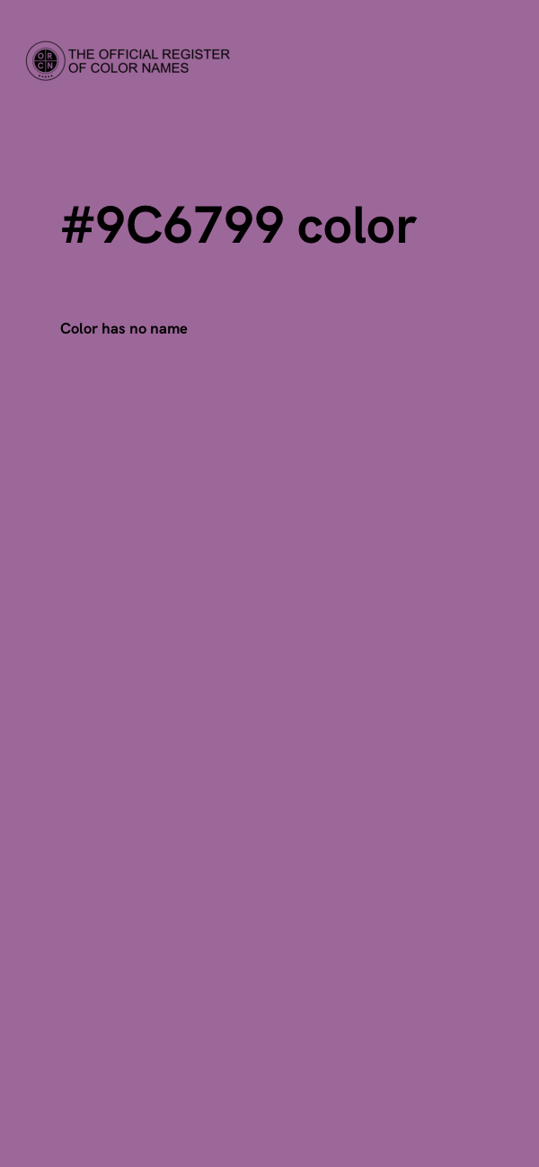 #9C6799 color image