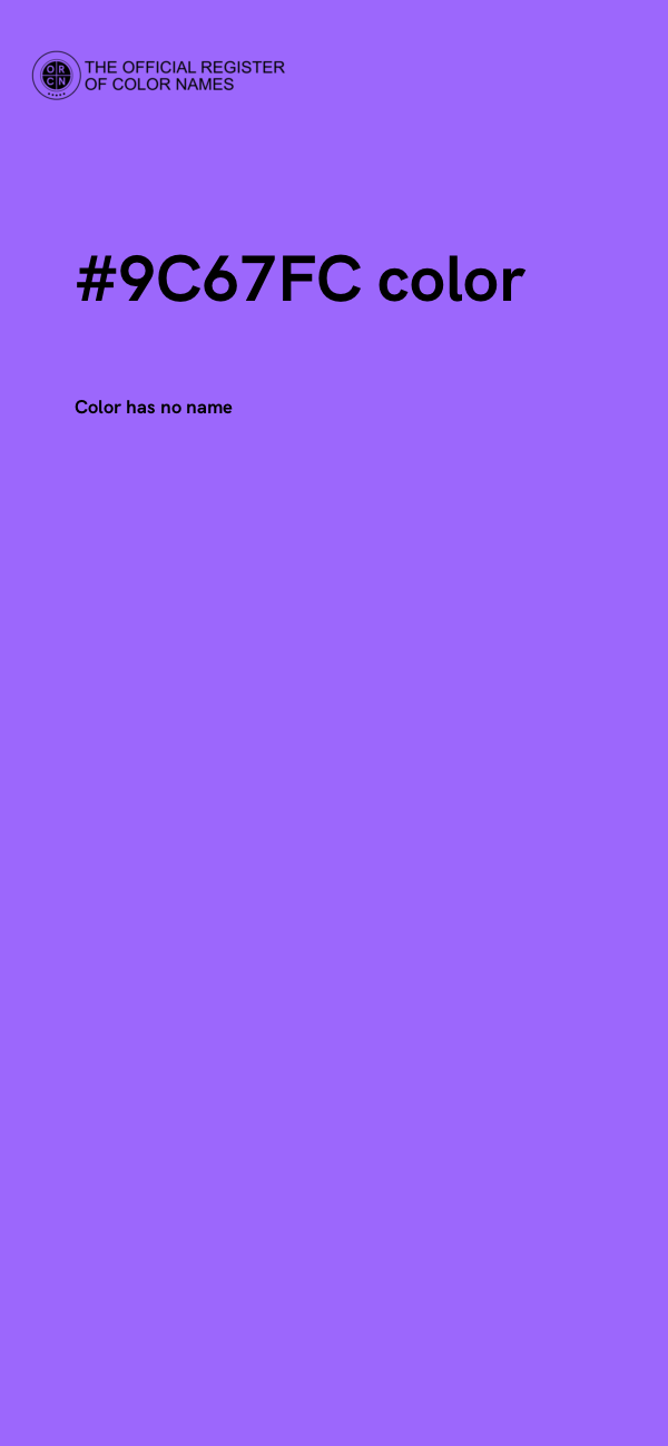 #9C67FC color image