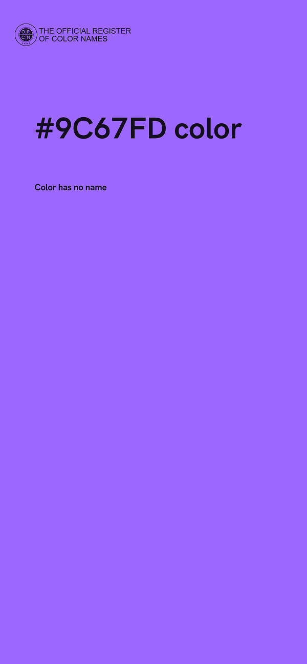 #9C67FD color image