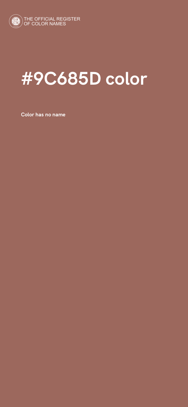 #9C685D color image