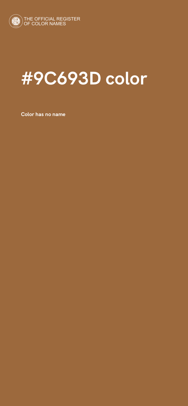 #9C693D color image