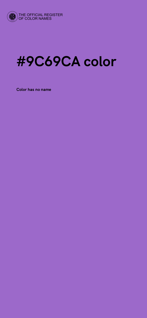 #9C69CA color image