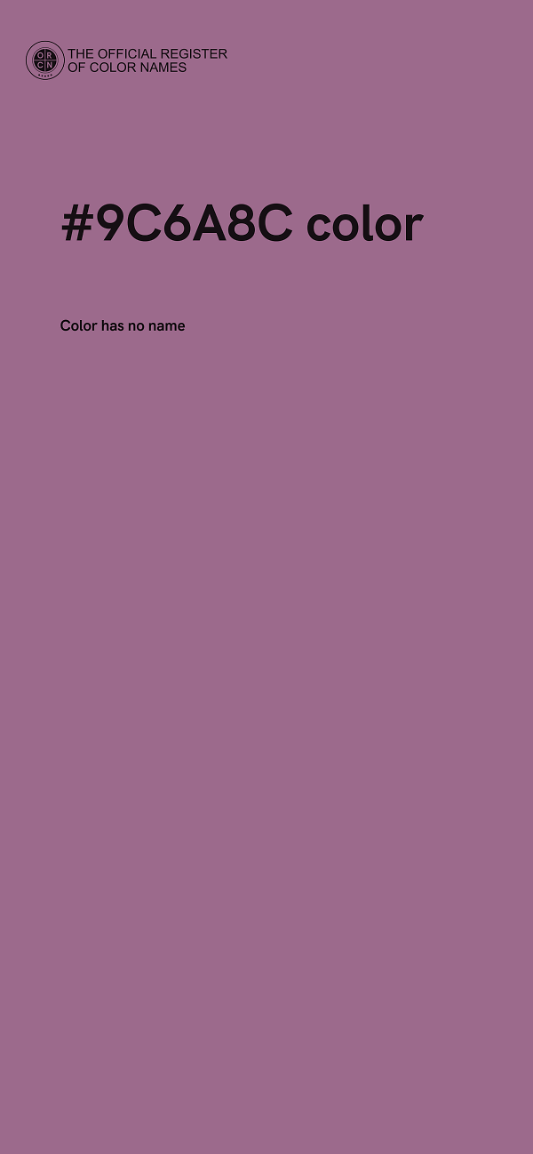 #9C6A8C color image