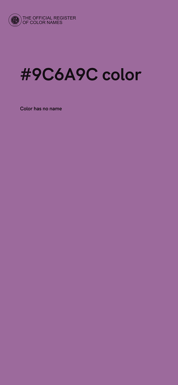 #9C6A9C color image