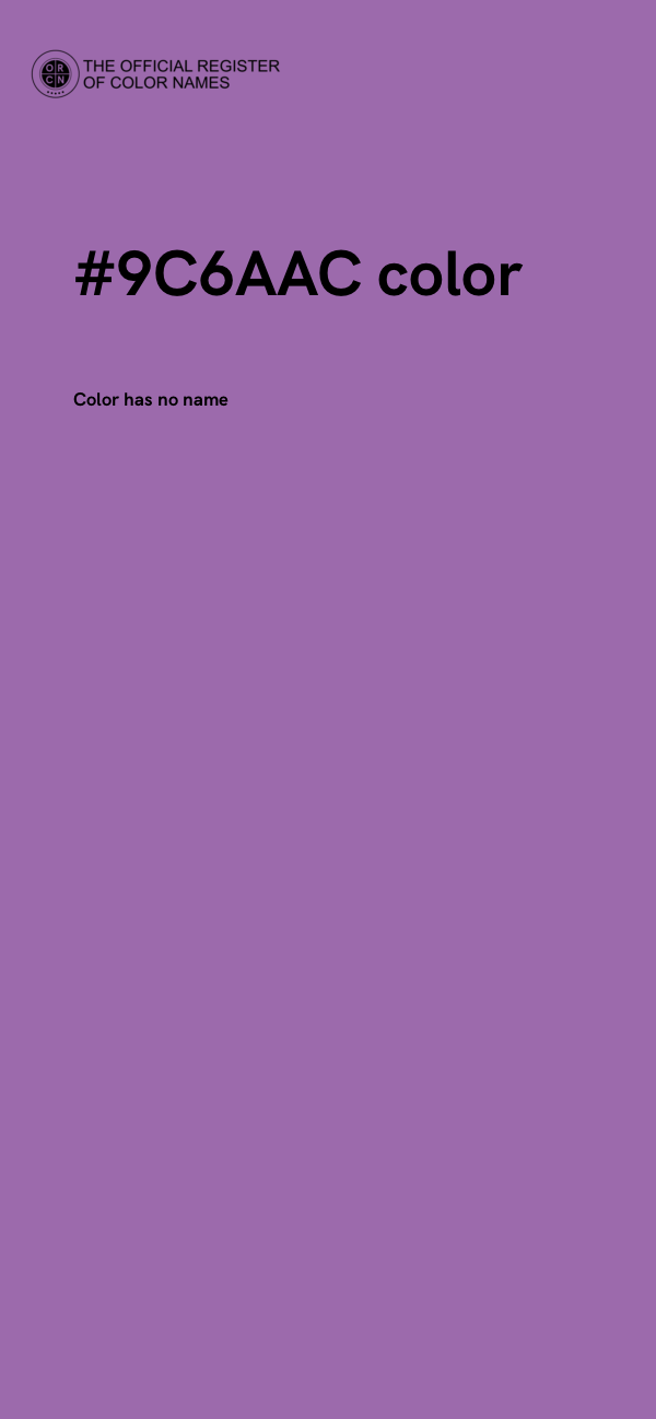 #9C6AAC color image