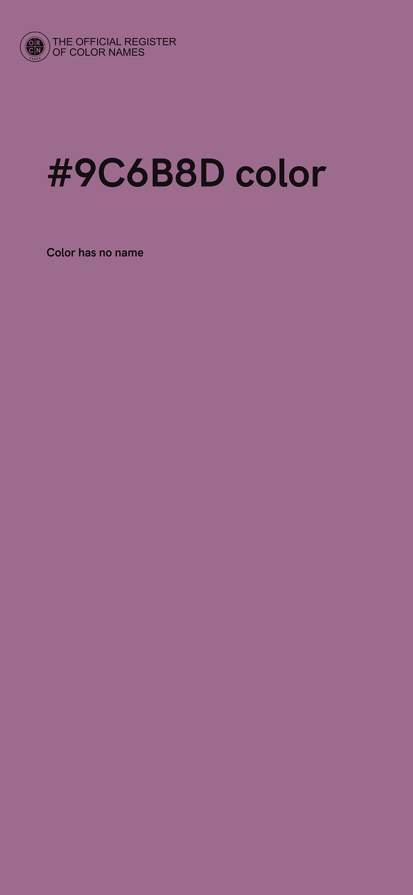#9C6B8D color image