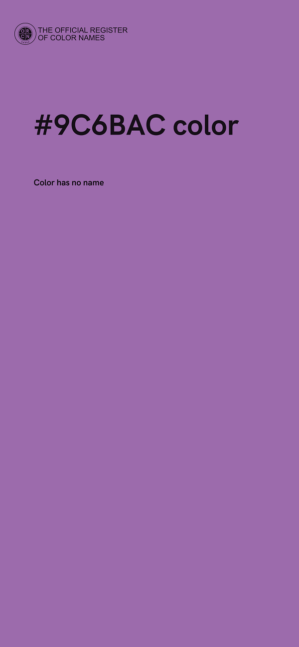 #9C6BAC color image