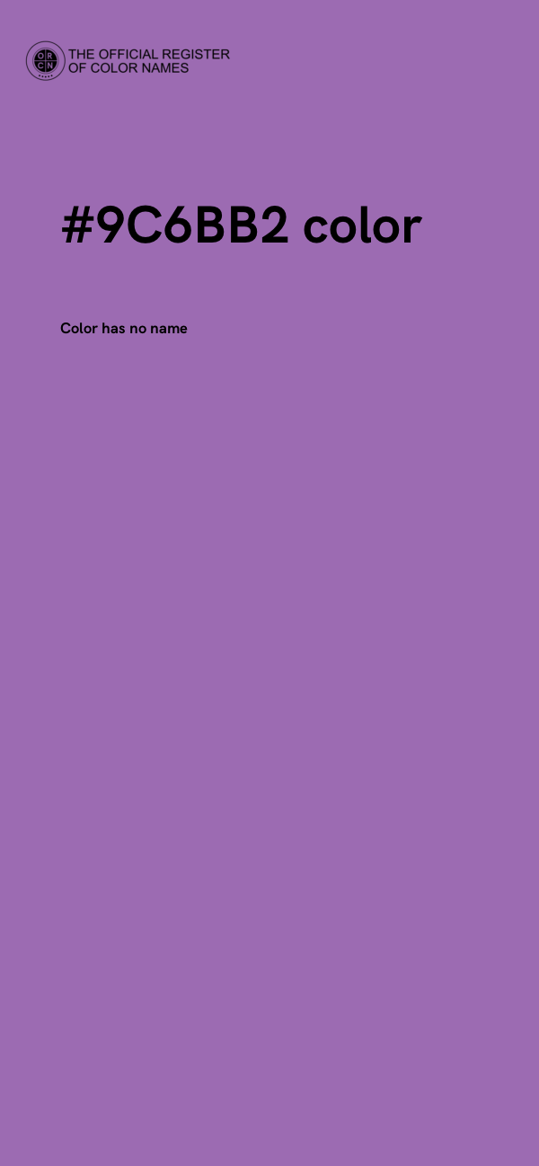#9C6BB2 color image