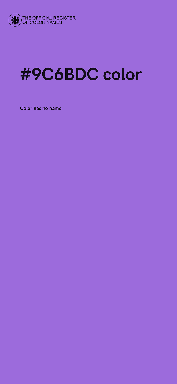 #9C6BDC color image