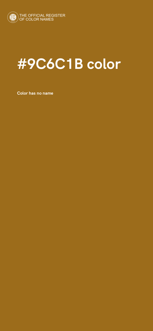 #9C6C1B color image