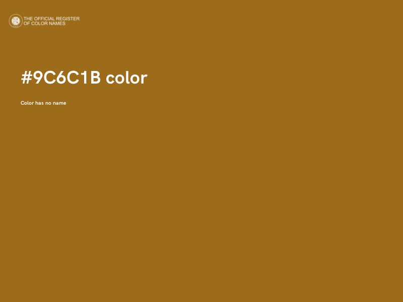 #9C6C1B color image