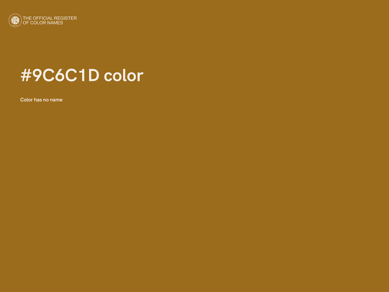 #9C6C1D color image