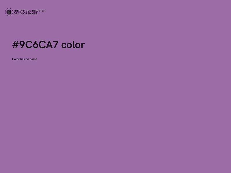 #9C6CA7 color image