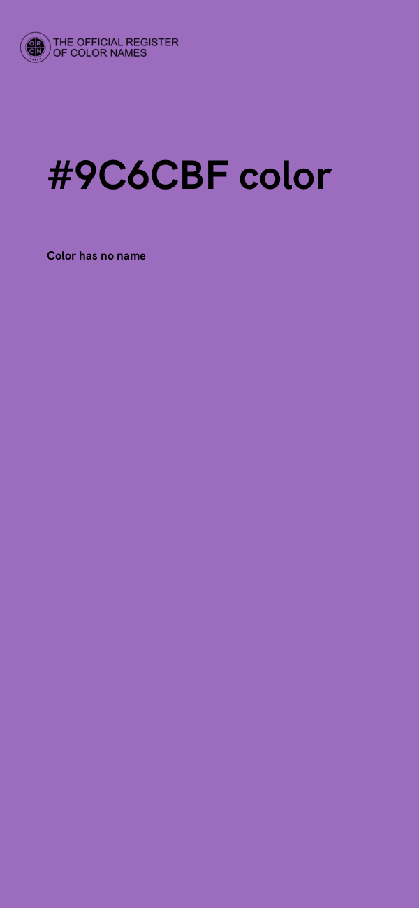 #9C6CBF color image